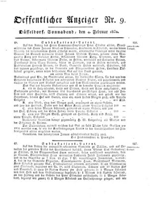 Amtsblatt für den Regierungsbezirk Düsseldorf Samstag 4. Februar 1832