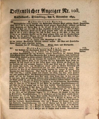 Amtsblatt für den Regierungsbezirk Düsseldorf Dienstag 8. November 1842