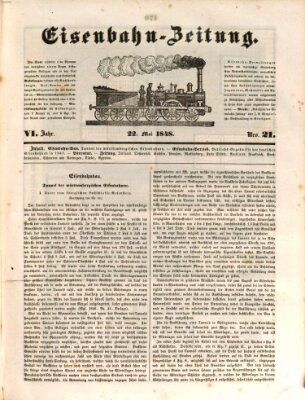 Eisenbahn-Zeitung Montag 22. Mai 1848