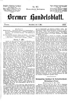 Bremer Handelsblatt Samstag 8. Mai 1869