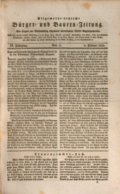 Allgemeine deutsche Bürger- und Bauern-Zeitung (Bauern-Zeitung aus Frauendorf)