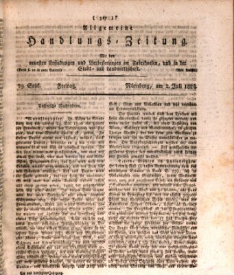 Allgemeine Handlungs-Zeitung Freitag 2. Juli 1824