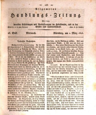 Allgemeine Handlungs-Zeitung Mittwoch 2. März 1825