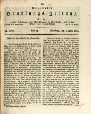 Allgemeine Handlungs-Zeitung Freitag 5. Mai 1826