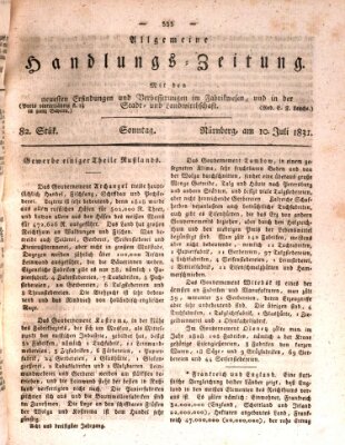 Allgemeine Handlungs-Zeitung Sonntag 10. Juli 1831