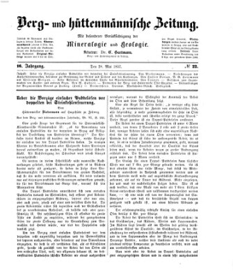 Berg- und hüttenmännische Zeitung