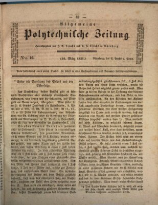 Allgemeine polytechnische Zeitung (Allgemeine Handlungs-Zeitung)