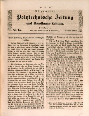 Allgemeine polytechnische Zeitung und Handlungs-Zeitung (Allgemeine Handlungs-Zeitung)