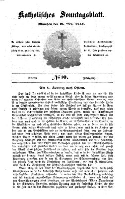 Katholisches Sonntagsblatt Sonntag 25. Mai 1851