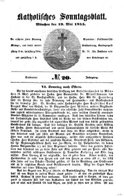 Katholisches Sonntagsblatt Samstag 19. Mai 1855