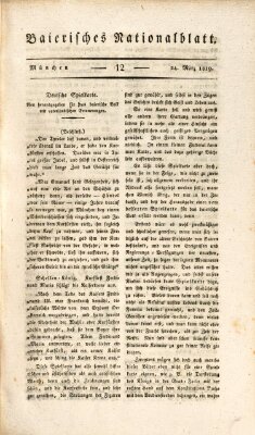 Baierisches National-Blatt Mittwoch 24. März 1819