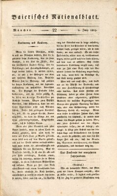 Baierisches National-Blatt Mittwoch 2. Juni 1819