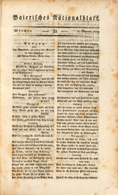 Baierisches National-Blatt Mittwoch 1. September 1819