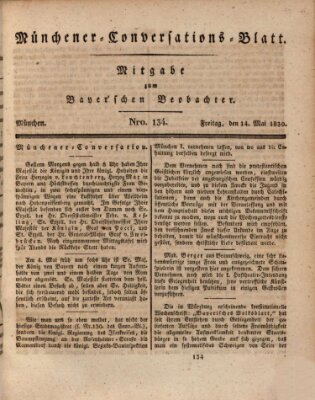 Münchener Conversations-Blatt (Bayer'scher Beobachter) Freitag 14. Mai 1830