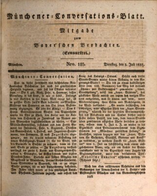 Münchener Conversations-Blatt (Bayer'scher Beobachter) Dienstag 3. Juli 1832