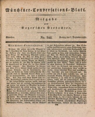 Münchener Conversations-Blatt (Bayer'scher Beobachter) Freitag 7. Dezember 1832