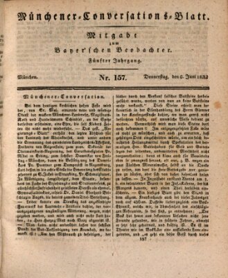 Münchener Conversations-Blatt (Bayer'scher Beobachter) Donnerstag 6. Juni 1833