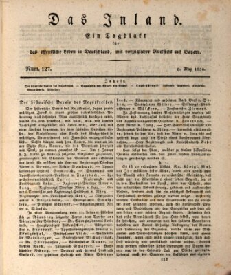 Das Inland (Deutsche Tribüne) Samstag 8. Mai 1830