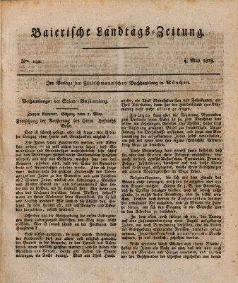 Baierische Landtags-Zeitung Dienstag 4. Mai 1819