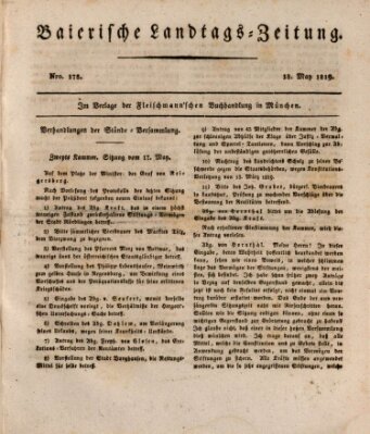 Baierische Landtags-Zeitung Dienstag 18. Mai 1819