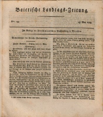 Baierische Landtags-Zeitung Dienstag 25. Mai 1819