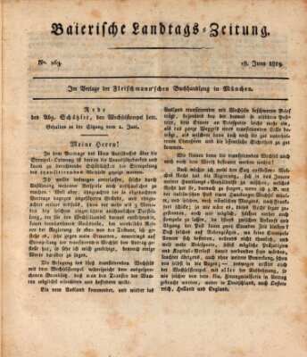 Baierische Landtags-Zeitung Freitag 18. Juni 1819