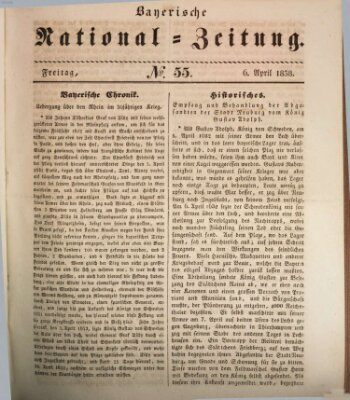 Bayerische National-Zeitung Freitag 6. April 1838