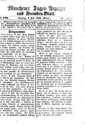 Münchener Tages-Anzeiger und Fremden-Blatt (Münchener Tages-Anzeiger) Montag 9. Juli 1866