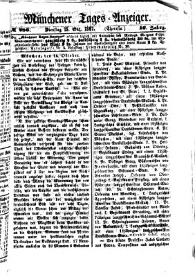 Münchener Tages-Anzeiger Dienstag 15. Oktober 1867