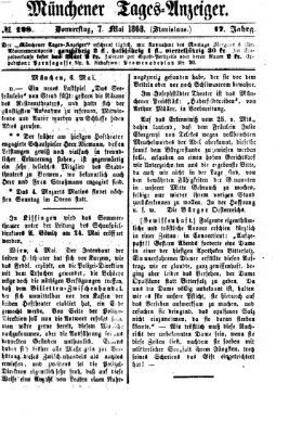 Münchener Tages-Anzeiger Donnerstag 7. Mai 1868