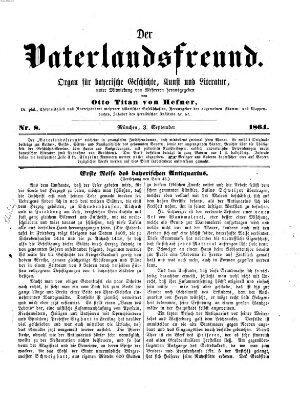 Der Vaterlandsfreund (Münchener Omnibus) Samstag 3. September 1864