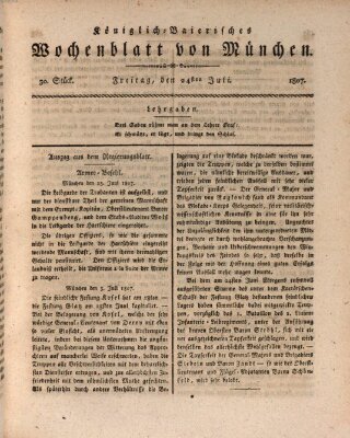 Königlich-baierisches Wochenblatt von München (Kurpfalzbaierisches Wochenblatt)