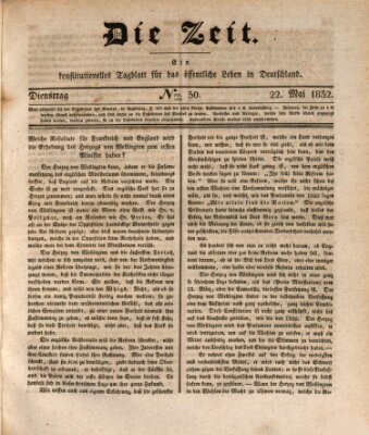 Die Zeit Dienstag 22. Mai 1832