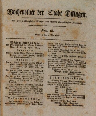 Wochenblatt der Stadt Dillingen