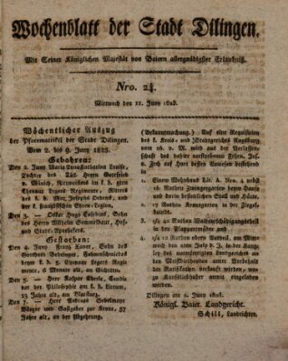 Wochenblatt der Stadt Dillingen