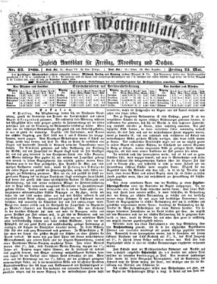 Freisinger Wochenblatt Freitag 25. Mai 1866
