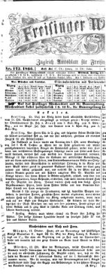 Freisinger Wochenblatt Mittwoch 17. Oktober 1866