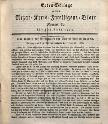 Königlich Bayerisches Intelligenzblatt für den Rezat-Kreis (Ansbacher Intelligenz-Zeitung) Mittwoch 29. Juli 1835