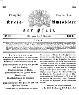 Königlich-bayerisches Kreis-Amtsblatt der Pfalz (Königlich bayerisches Amts- und Intelligenzblatt für die Pfalz)