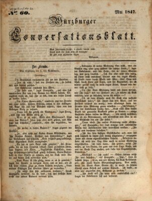 Würzburger Conversationsblatt Mittwoch 19. Mai 1847