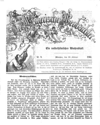 Der bayerische Beobachter Sonntag 28. Februar 1864