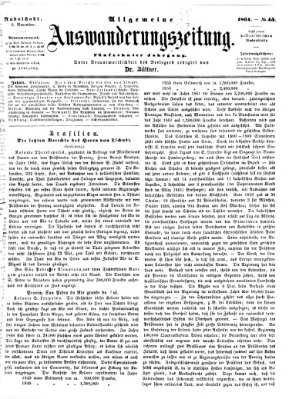 Allgemeine Auswanderungs-Zeitung