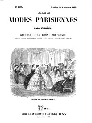 Les Modes parisiennes Samstag 5. Dezember 1863