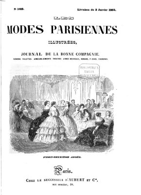 Les Modes parisiennes Samstag 2. Januar 1864