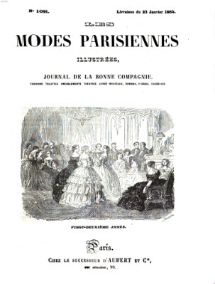 Les Modes parisiennes Samstag 23. Januar 1864