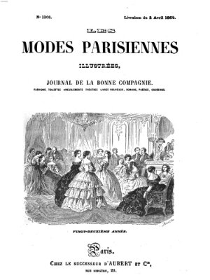 Les Modes parisiennes Samstag 2. April 1864
