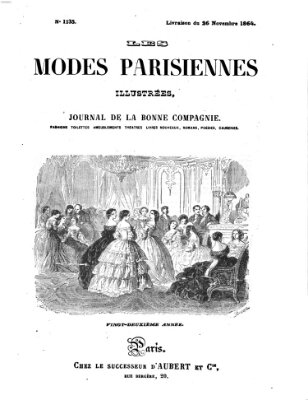 Les Modes parisiennes Samstag 26. November 1864