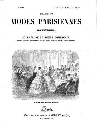 Les Modes parisiennes Samstag 3. Dezember 1864