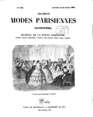 Les Modes parisiennes Samstag 6. Januar 1866