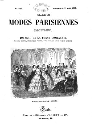 Les Modes parisiennes Samstag 11. August 1866